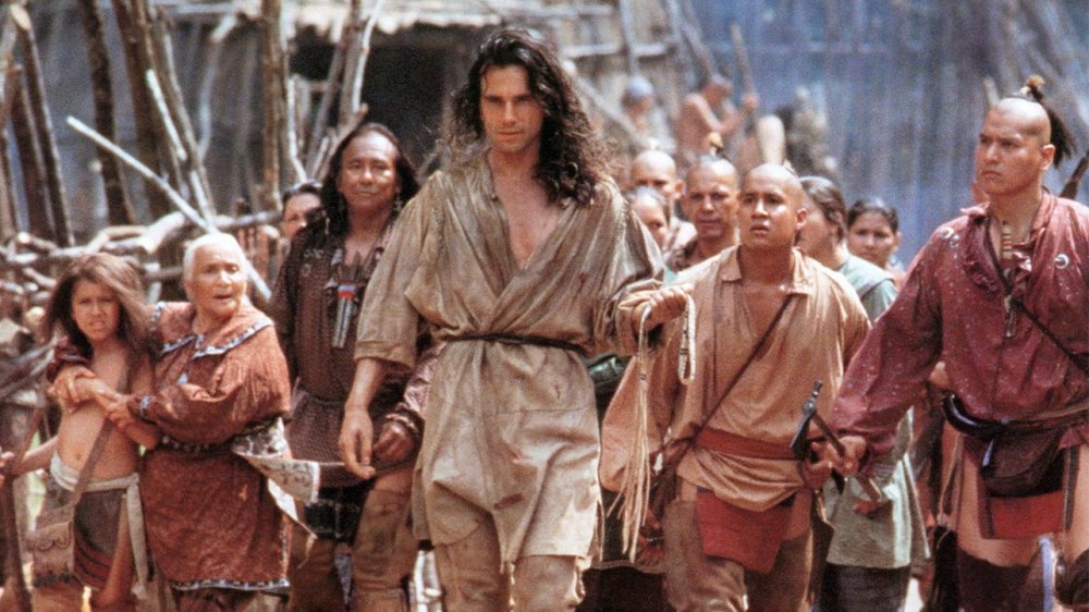 Daniel Day Lewis as Hawkeye in Last of the Mohicans