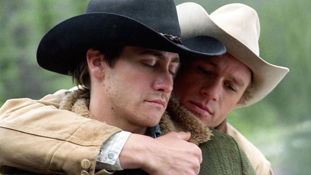 Jake Gyllenhaal and Heath Ledger in Brokeback Mountain