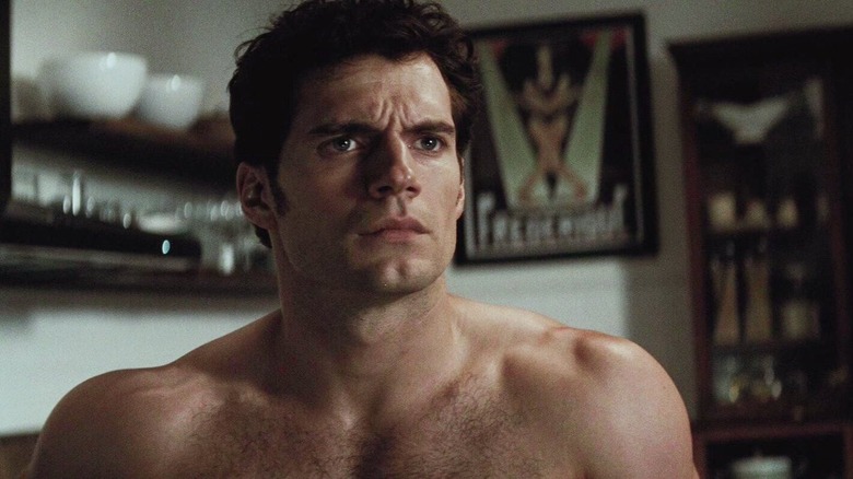 Superman with no shirt