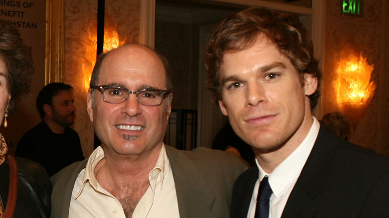 Michael C. Hall and Clyde Phillips smiling