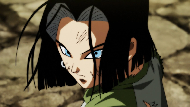 Android 17 Battle-scarred Face