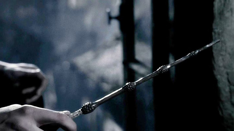 Closeup of the Elder Wand in Harry Potter and the Deathly Hallows