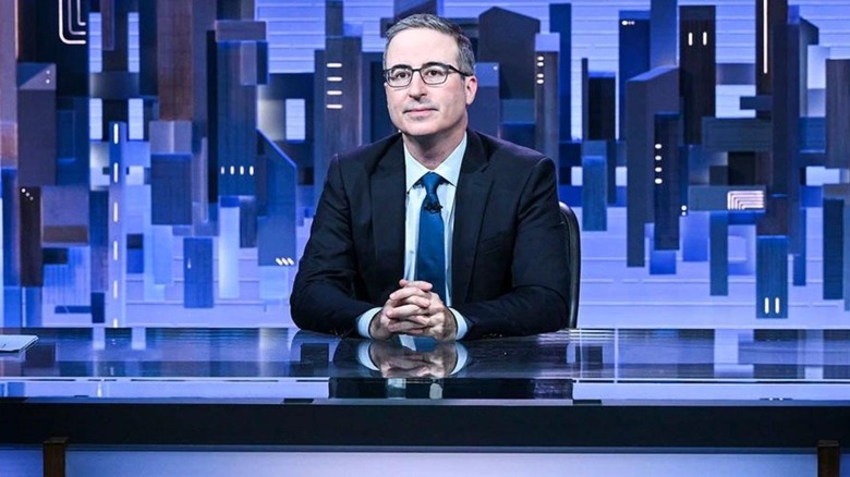 John Oliver on his HBO show, Last Week Tonight