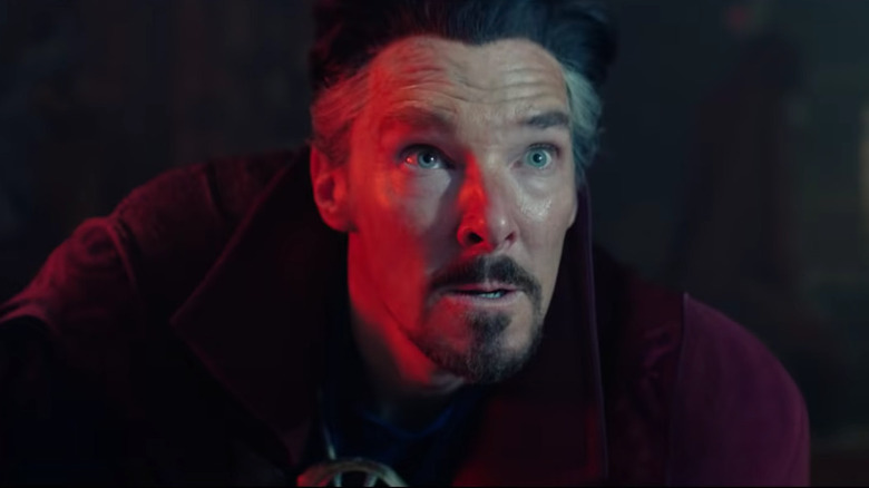 Dr. Strange looks up