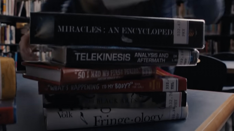 Telekinesis books that Carrie selected