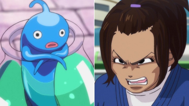 The Oracle Fish and Officer Kaori in close-ups