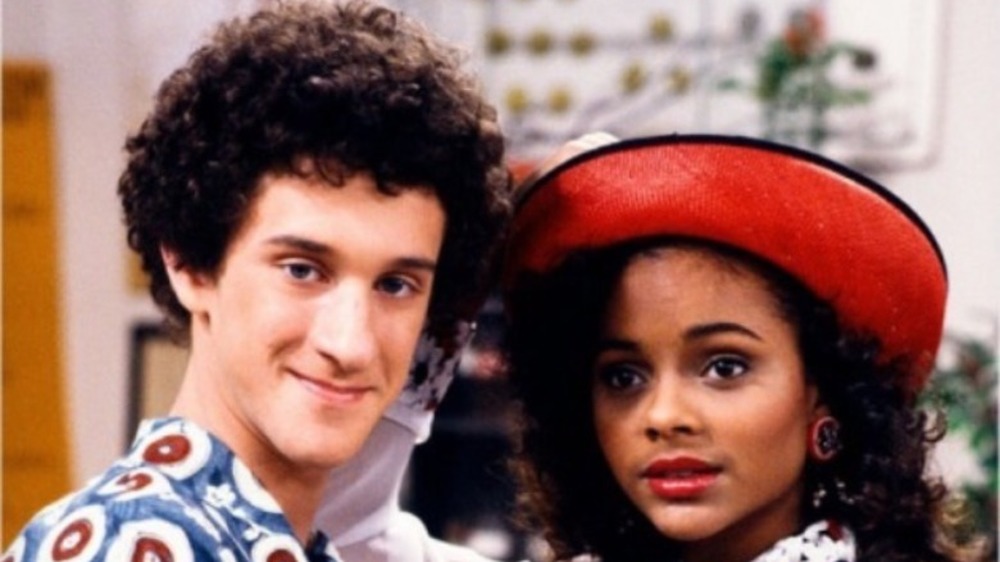 Screech and Lisa Turtle smiling