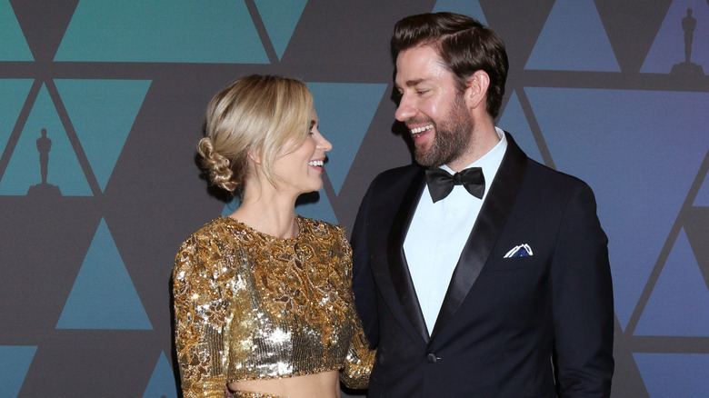 Couple Emily Blunt and John Krasinski