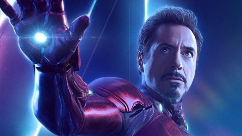 RDJ as Iron Man in promo art for Avengers: Endgame