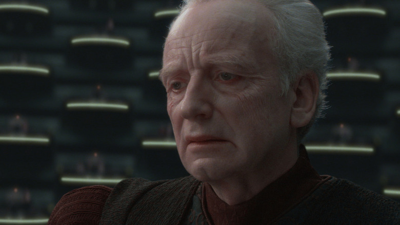 Palpatine looking distraught