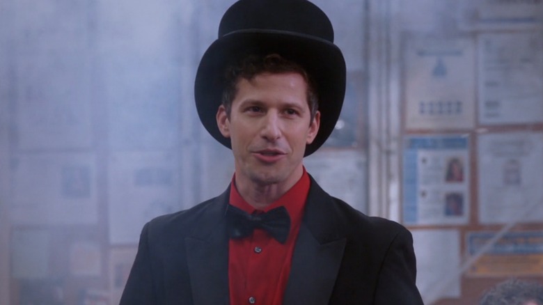 Jake wearing a magician outfit