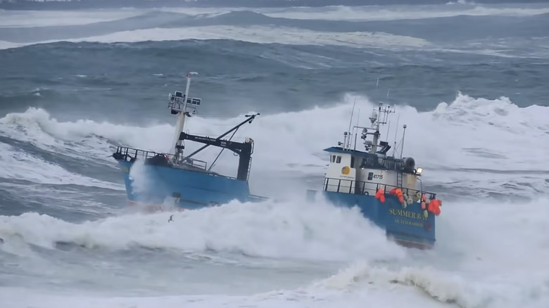 Summer Bay nearly capsizing