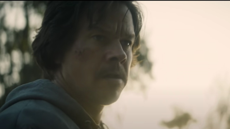Mark Wahlberg looking troubled 