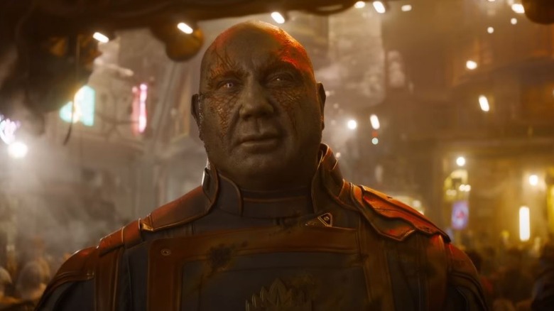 Drax crying