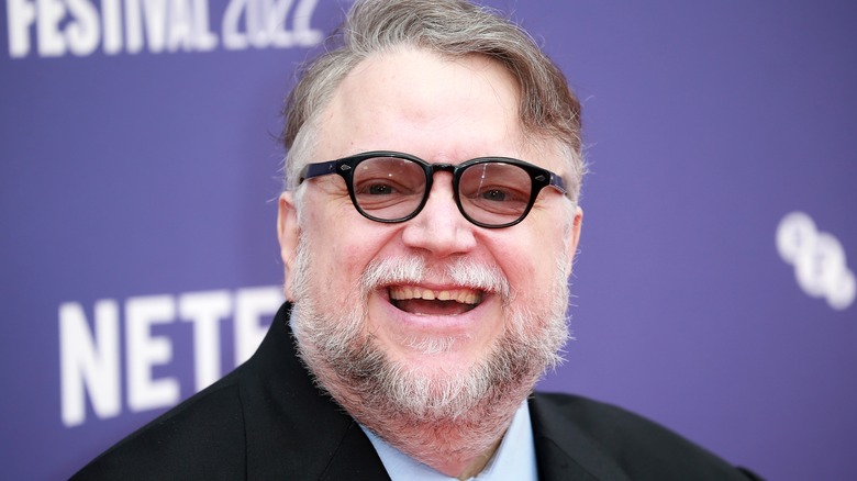 Guillermo del Toro smiling at event