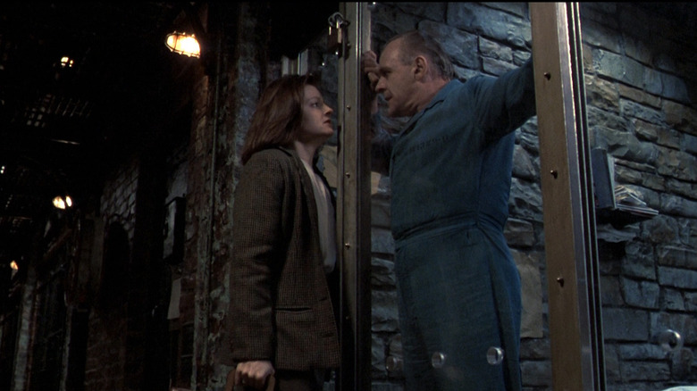 Jodie Foster and Anthony Hopkins in "Silence of the Lambs"