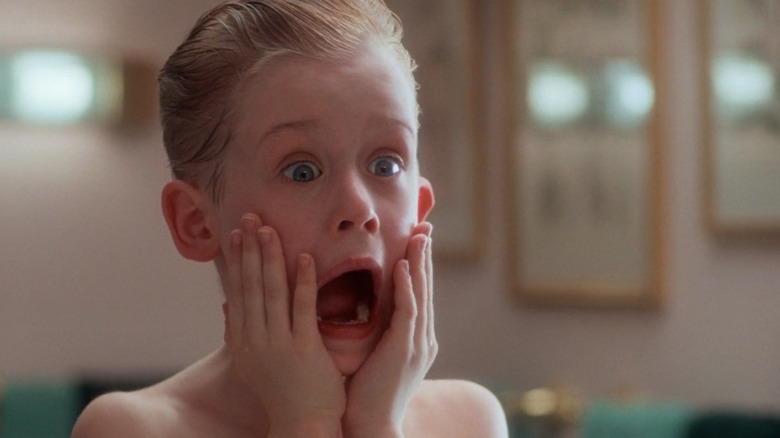 Home Alone's Kevin McCallister screaming