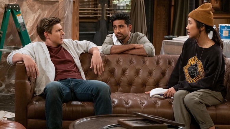 Chris Lowell, Suraj Sharma, and Tien Tran in How I Met Your Father