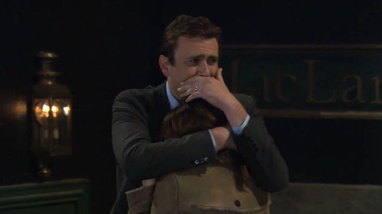 Marshall crying with Lily