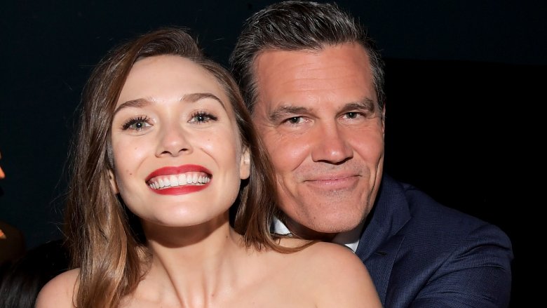 Elizabeth OIsen and Josh Brolin at the premiere of Avengers: Infinity War