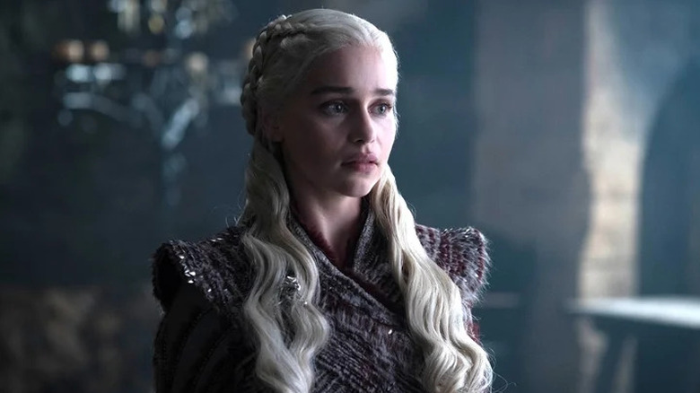 Daenerys Targaryen is looking concerned