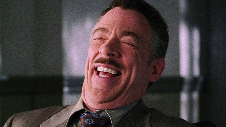 J. Jonah Jameson laughing