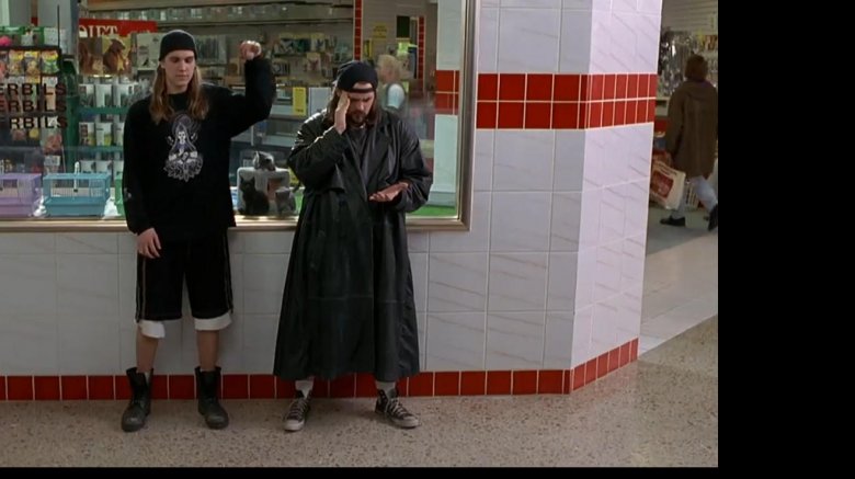 Jason Mewes and Kevin Smith in Mallrats