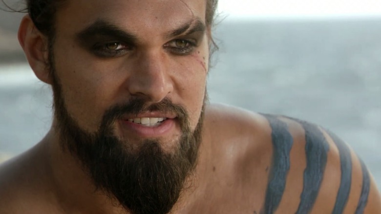 Khal Drogo smiling