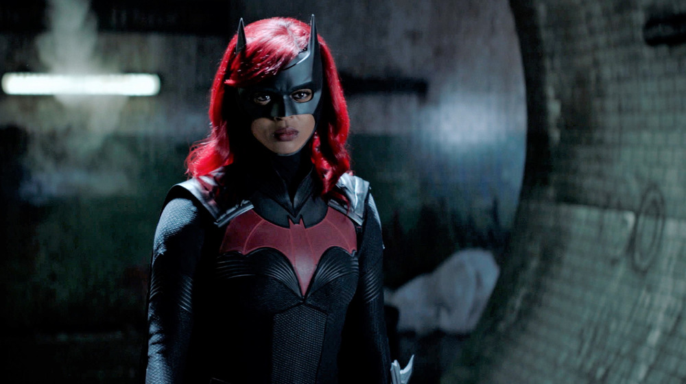 Javicia Leslie as Batwoman in tunnel