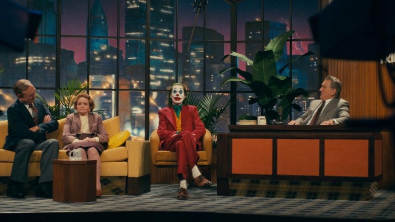 Joker on late night set