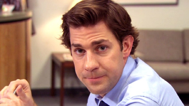 Jim Halpert looking at camera