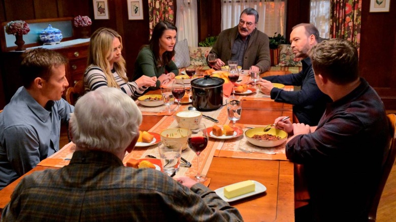 Reagan family gathered for dinner