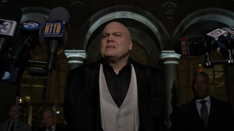 Wilson Fisk frowning in Daredevil