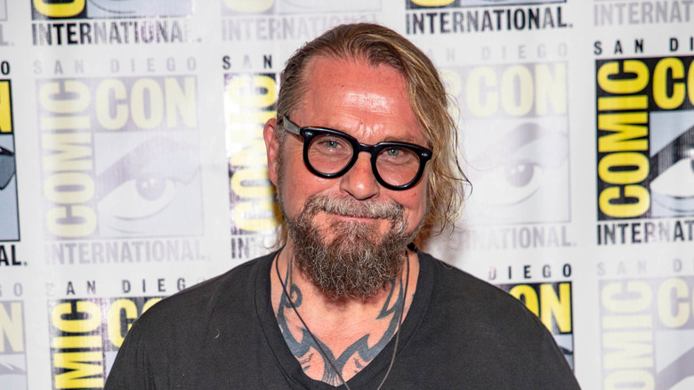 Kurt Sutter on red carpet