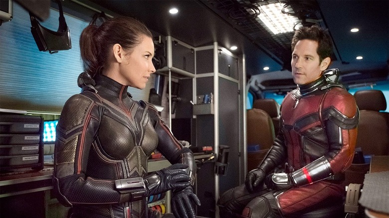 Evangeline Lilly and Paul Rudd in Ant-Man and the Wasp