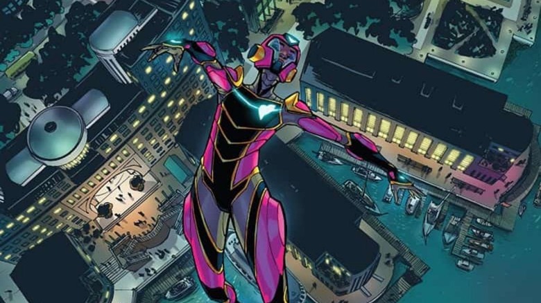 Riri Williams in her Ironheart suit