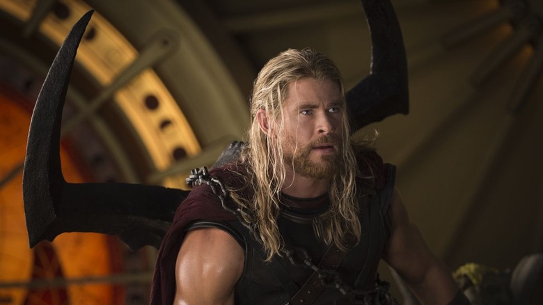 Chris Hemsworth as Thor in Thor: Ragnarok