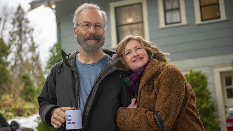 Hank and Lily smiling