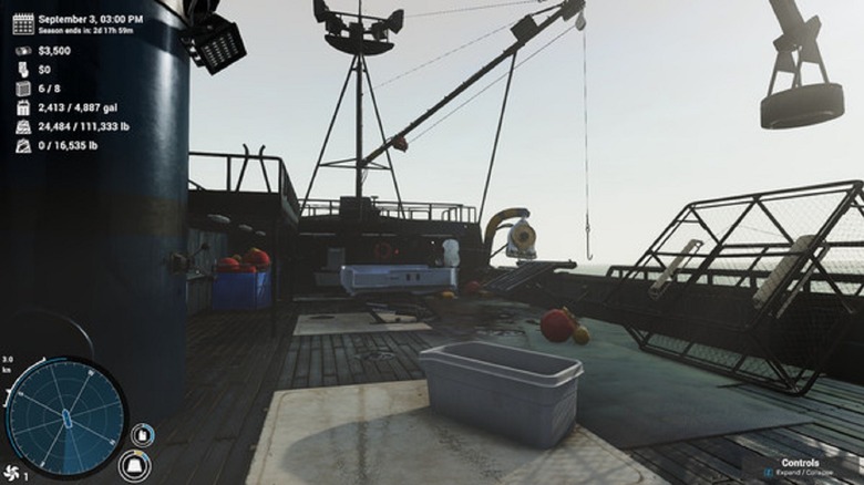 A boat in the Deadliest Catch game