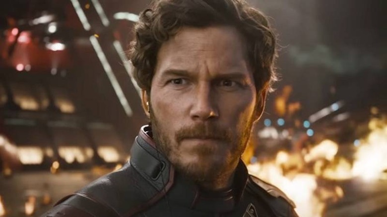 Peter Quill looking determined