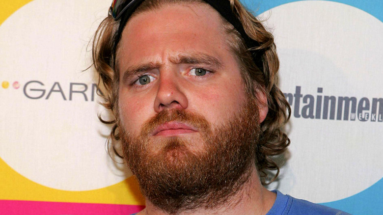 Ryan Dunn at a red carpet event in close-up