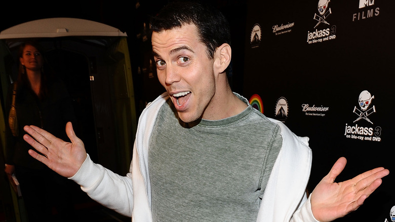 Steve-O at the Jackass 3D premiere