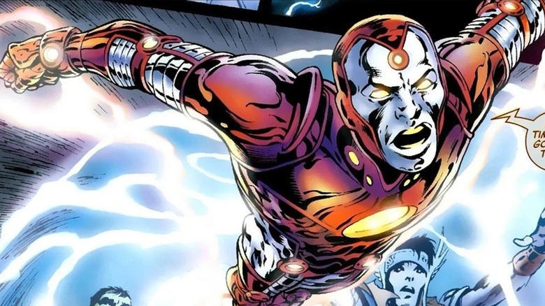 Iron Lad flying