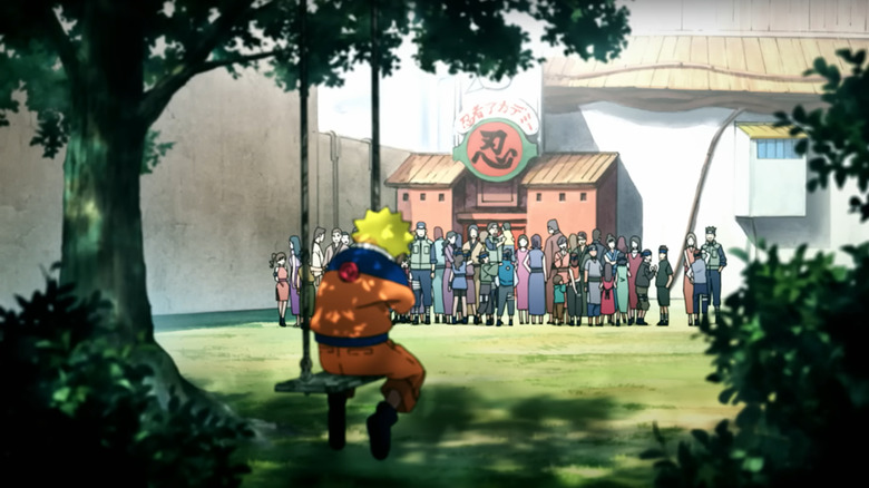 Naruto on swing alone