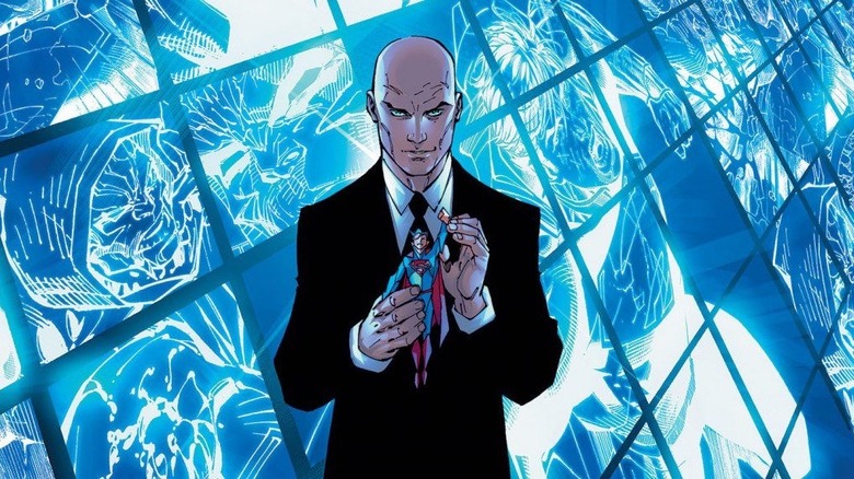 Lex Luthor smirking