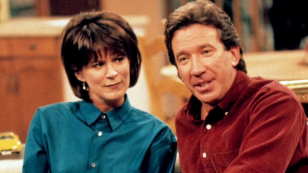 Patricia Richardson and Tim Allen on Home Improvement