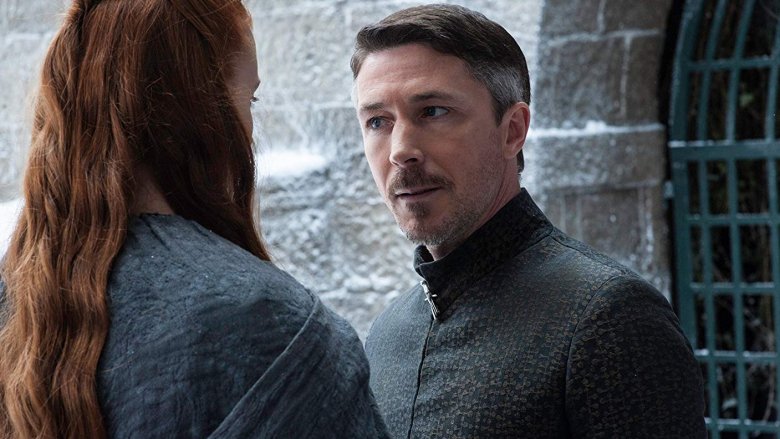 Aidan Gillen and Sophie Turner in Game of Thrones (2011)