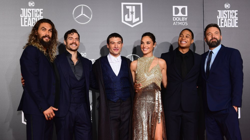 The cast of Justice League