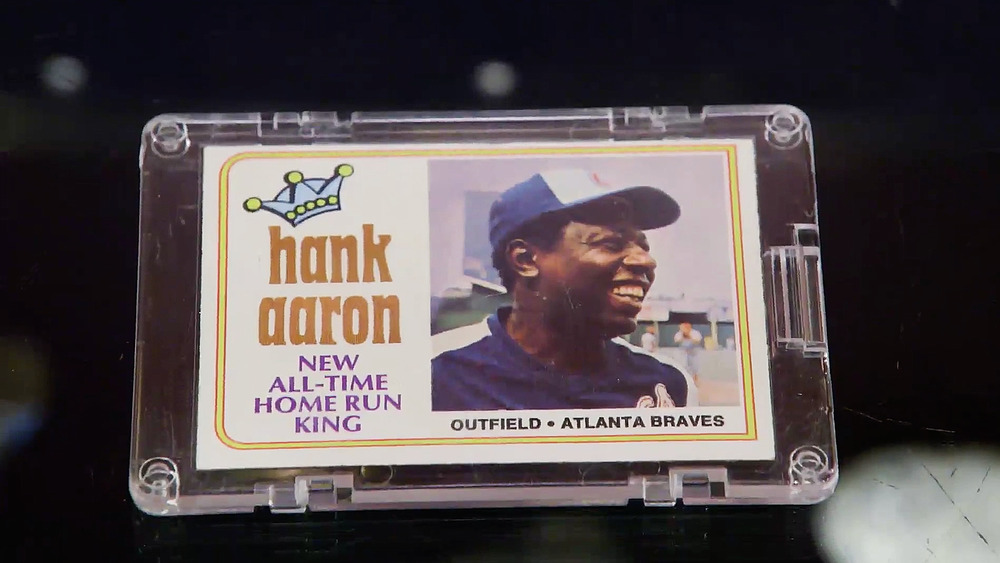 Hank Aaron Home Run King card