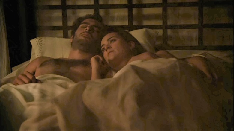 Rivkin and Ziva in bed